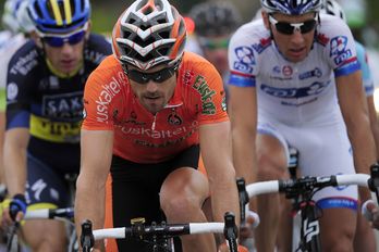 Urtasun volvió a meterse en una escapada. (Lionel BONAVENTURE / AFP)