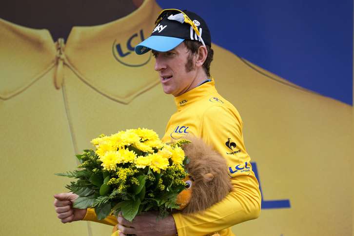 Wiggins da faborito nagusia azken erlojupekoa irabazteko. (Joel SAGET / AFP)