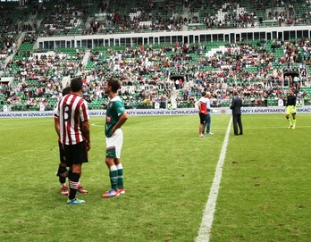 Inicio del partido del Athletic. (Athletic Club)