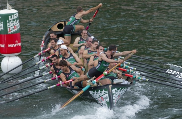 Kaikuko trainerua, gaurko erlojupekoan. (Andoni CANELLADA/ARGAZKI PRESS)