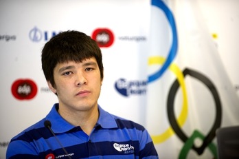 Kiyoshi Uematsu judoka portugaletearra artxiboko irudi batean. (MARISOL Ramirez/ARGAZKI PRESS)