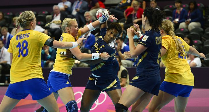 La selección española tuvo que luchar par aobtener la clasificación. (Javier SORIANO / AFP)