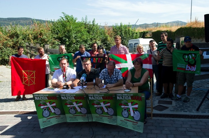 Rueda de prensa ofrecida por Esait en Iruñea. (	Idoia ZABALETA/ARGAZKI PRESS). 