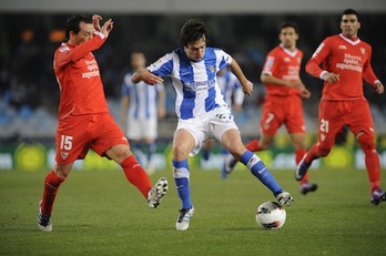 Un total de trece clubes de la Primera División han remitido un comunicado conjunto. (Jon URBE/ARGAZKI PRESS)