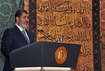 El presidente egipcio, Mohamed Morsi. (AFP PHOTO)