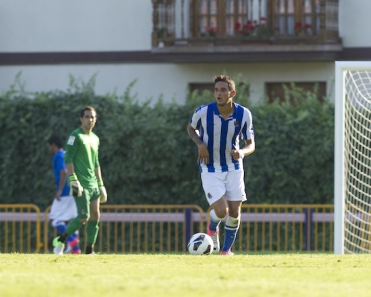 La Real se enfrentará al Barcelona en su primer partido del campeonato liguero. (Gorka RUBIO/ARGAZKI PRESS)