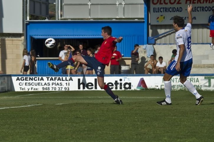Partido amistoso de pretemporada entre Osasuna y el Zaragoza. (Lander FDEZ. ARROIABE/ARGAZKI PRESS)
