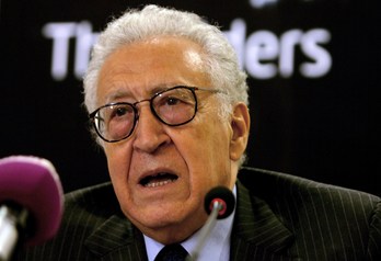 Ladjar Brahimi. (ASHRAF SHAZLY / AFP)