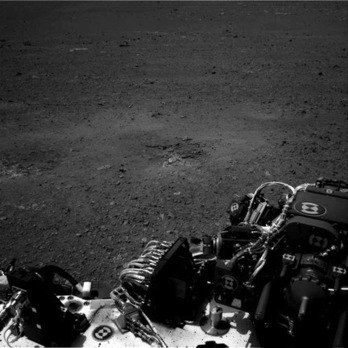 Imagen difundida por la NASA que muestra una captura tomada por el explorador Curiosity. (HO/AFP)