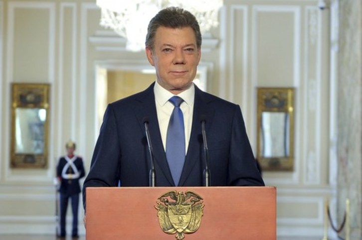 El presidente colombiano, Juan Manuel Santos. (AFP PHOTO)