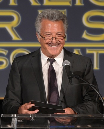 Dustin Hoffman, abuztuko argazki batean. (Kevin WINTER/AFP)