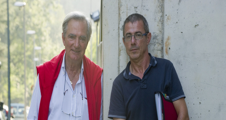 Iturriotz eta Ioldi, Harrera elkarteko ordezkariak. (Andoni CANELLADA / ARGAZKI PRESS)