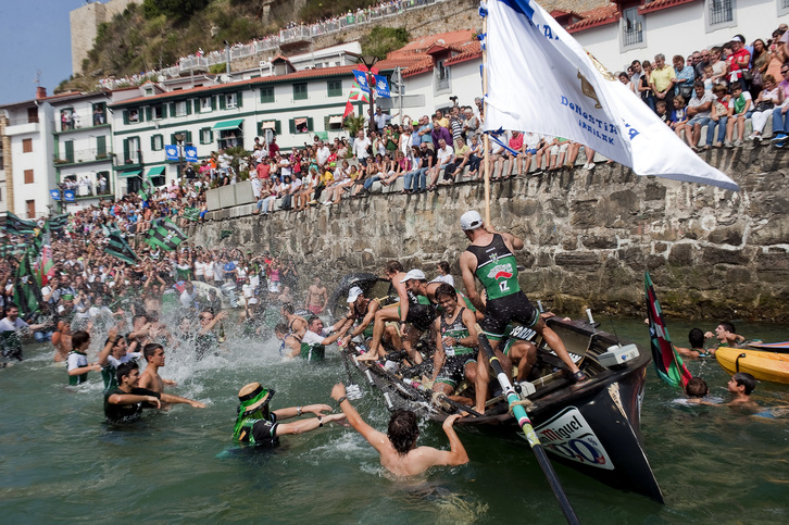 Kaiku nagusi izan da Donostian. (Juan Carlos RUIZ / ARGAZKI PRESS)