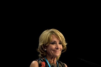 Esperanza Aguirre, en una imagen de archivo. (Jorge GUERRERO/AFP) 