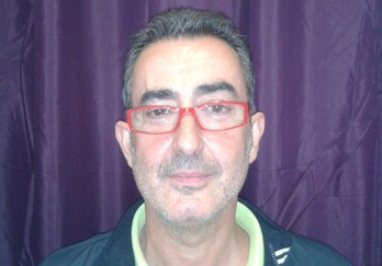 Gregor Romero, delegado de la organización Libera en Euskal Herria (Archivo G. Romero)