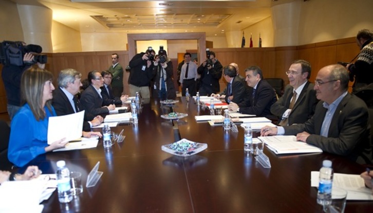 Imagen de la reunión del CVF de febrero. (Marisol RAMÍREZ/ARGAZKI PRESS)