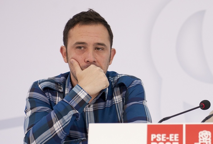 Denis Itxaso, responsable de Medio Ambiente del PSE de Gipuzkoa. Gari GARAIALDE / ARGAZKI PRESS
