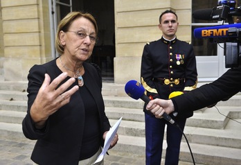 La ministra francesa Marylise Lebranchu, ayer en París. Jaques DEMARTHON / AFP PHOTO