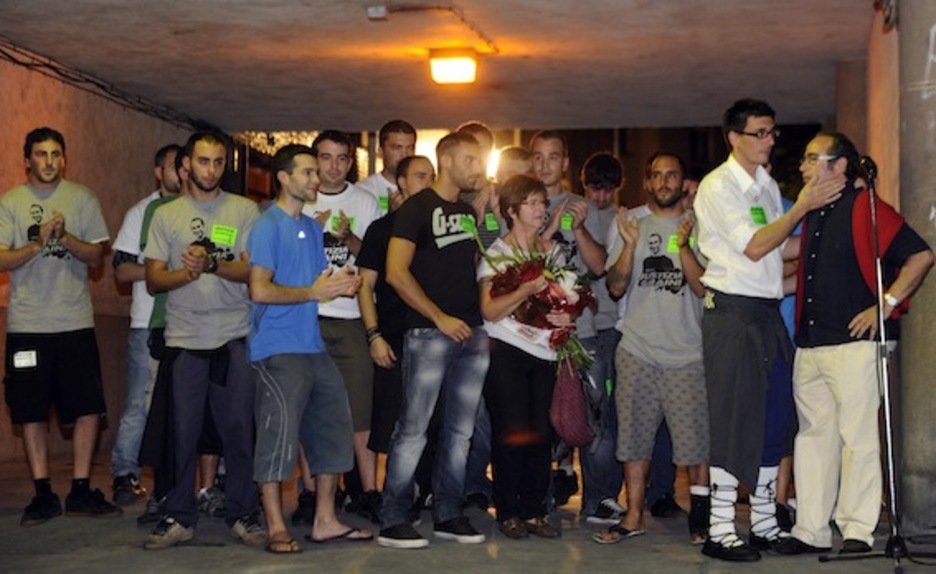 Acto celebrado en Basauri en memoria de Iñigo Cabacas. (Marisol RAMIREZ/ARGAZKI PRESS)