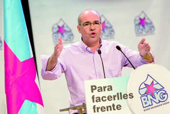 Francisco Jorquera durante un mitin electoral. SERMOSGALIZA.COM