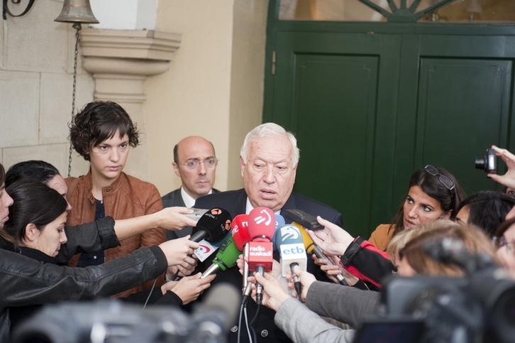 El ministro García-Margallo, en una imagen de archivo tomada en el palacio de La Cumbre. (Juan Carlos RUIZ/ARGAZKI PRESS)