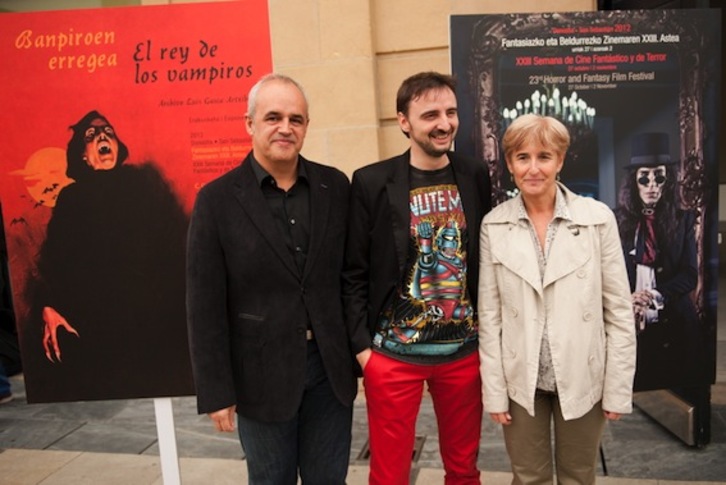 Presentación del cartel completo de la Semana de Cine Fantástico y de Terror. (Gari GARAIALDE/ARGAZKI PRESS)