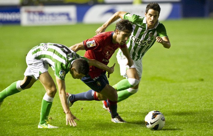 Partida eskasa jokatu dute bi taldeek. (Jagoba MANTEROLA / ARGAZKI PRESS)