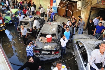 La explosión ha provocado al menos diez muertos y grandes daños materiales. (AFP PHOTO)