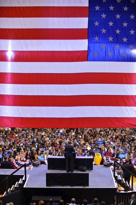 El presidente de EEUU, Barack Obama, durante un acto en Ohio. (Jewel SAMAD/AFP PHOTO)
