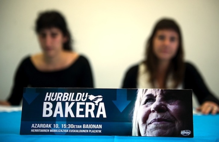 Herrira mugimenduak Bilbon egin du agerraldia. (Marisol RAMIREZ/ARGAZKI PRESS)