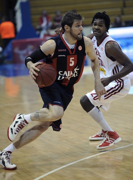Aunque ha intentado por todos los medios, el Caja Laboral no ha podido con el Cedevita Zagreb. (Hrvoje POLAN/AFP)