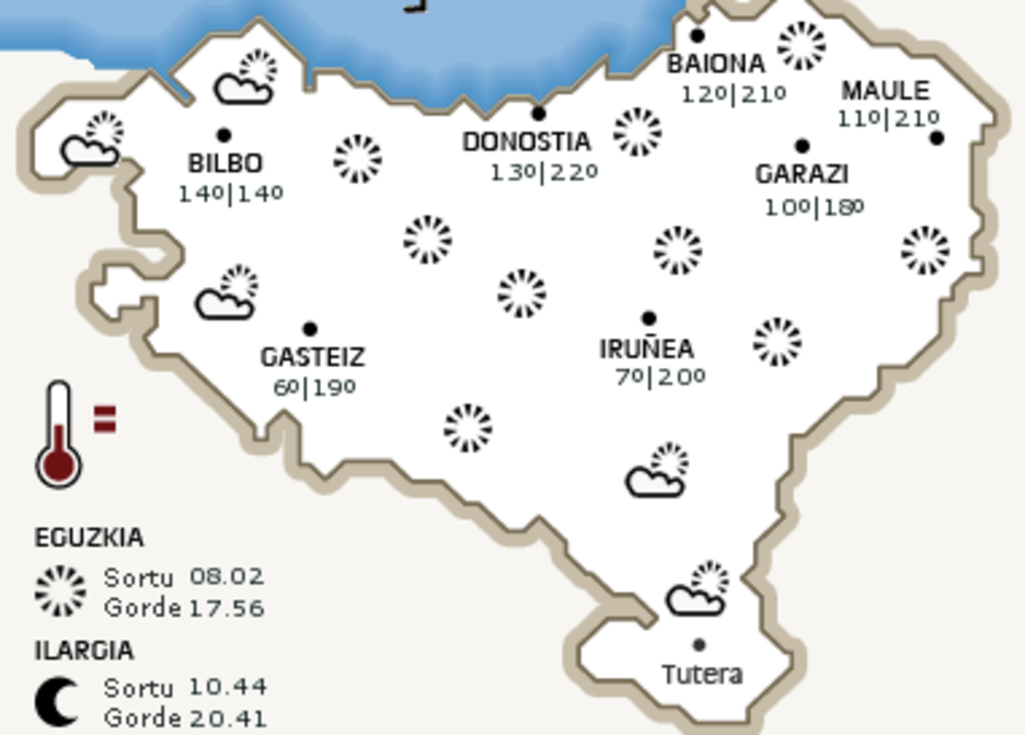 eguraldi mapa. GARA