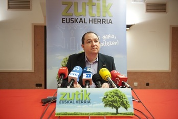 El portavoz de la izquierda abertzale, Pernando Barrena, en una imagen de archivo. (Gari GARAIALDE/ARGAZKI PRESS)