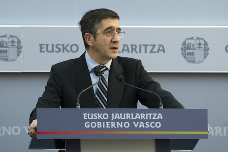 El lehendakari en funciones, Patxi López. (Juanan RUIZ/ARGAZKI PRESS)
