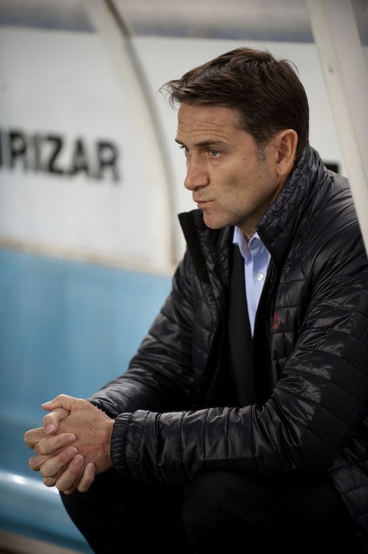 El técnico de la Real, Philippe Montanier, en una imagen de archivo. (Juan Carlos RUIZ/ARGAZKI PRESS)