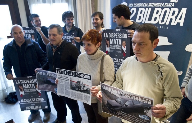 Herrirako kideek datozen egunetako mobilizazioak iragarri dituzte. (Jagoba MANTEROLA/ARGAZKI PRESS)