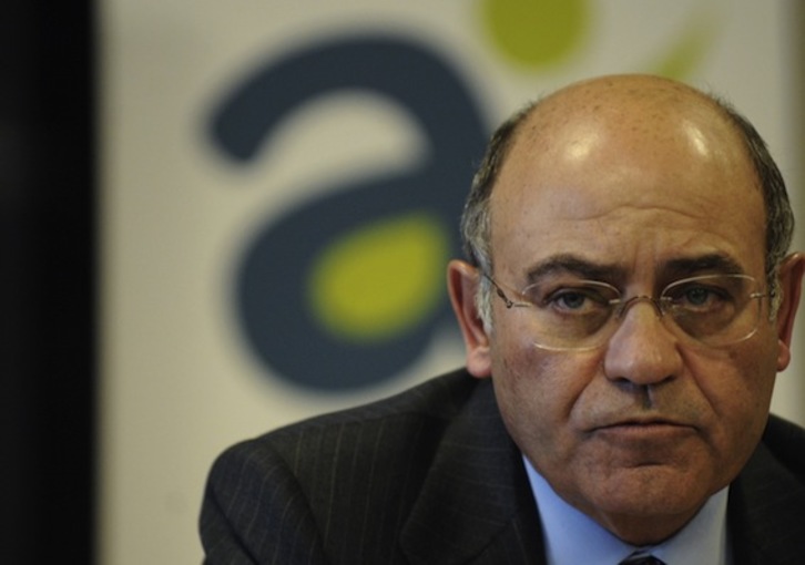 El expresidente de la CEOE, Díaz Ferrán, en una foto de archivo de diciembre del 2009. (Pierre-Philippe MARCOU/AFP)