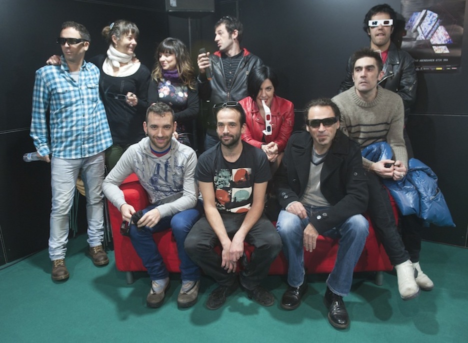 3D formatuan egindako zine produkzioen aurkezpeneko irudia. (Jon URBE/ARGAZKI PRESS) 3D formatuan egindako zine produkzioen aurkezpeneko irudia. (Jon URBE/ARGAZKI PRESS)