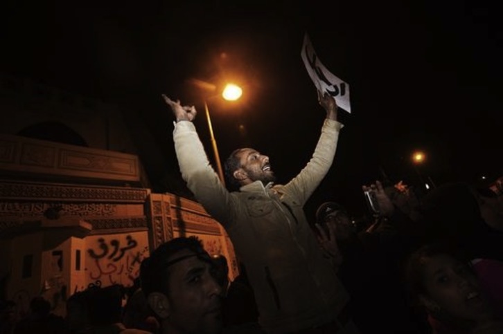 Detractores de Morsi han protestado enfrente del palacio presidencial. (Gianluigi GUERCIA/AFP)