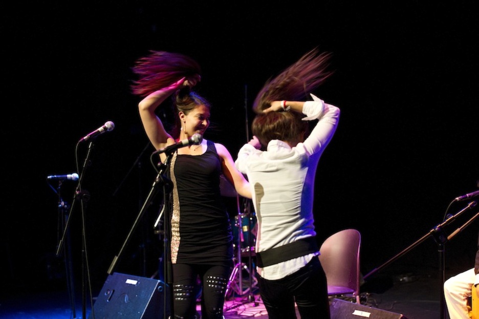 Flamenko 3.0 emanaldiaren une bat. (Gorka RUBIO/ARGAZKI PRESS) Flamenko 3.0 emanaldiaren une bat. (Gorka RUBIO/ARGAZKI PRESS)