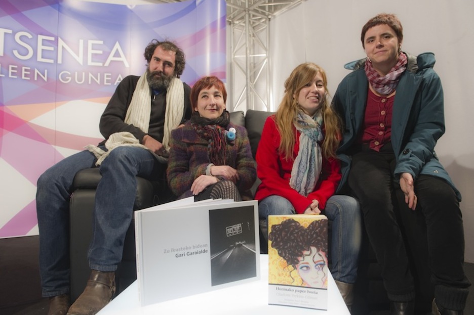 EDO editorialaren liburuen aurkezpena. (Juanan RUIZ/ARGAZKI PRESS) EDO editorialaren liburuen aurkezpena. (Juanan RUIZ/ARGAZKI PRESS)