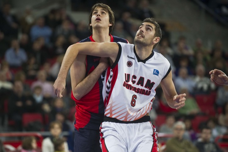 Baskonia ha sufrido para ganar al Murcia. (Juanan RUIZ / ARGAZKI PRESS)