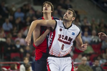 Baskonia ha sufrido para ganar al Murcia. (Juanan RUIZ / ARGAZKI PRESS)