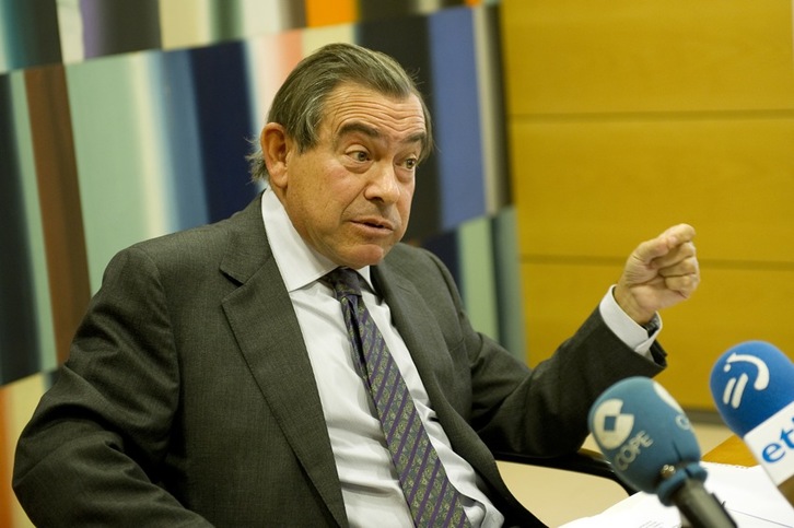 José Antonio Asiáin ha comparecido tras destaparse un supuesto caso de chantaje. (Idoia ZABALETA/ARGAZKI PRESS)