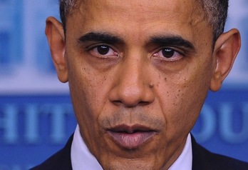 El presidente de EEUU, Barack Obama, ha comparecido visiblemente emocionado. (Mandel NGAN/AFP PHOTO)