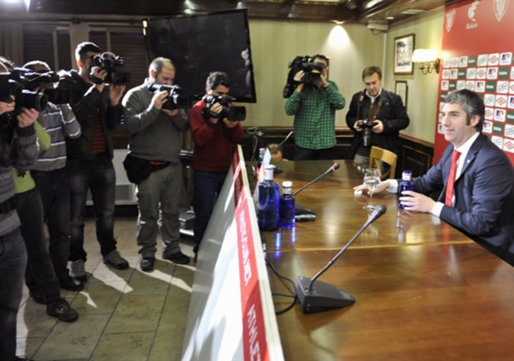 El presidente del Athletic, Josu Urrutia. (WEB DEL ATHLETIC)