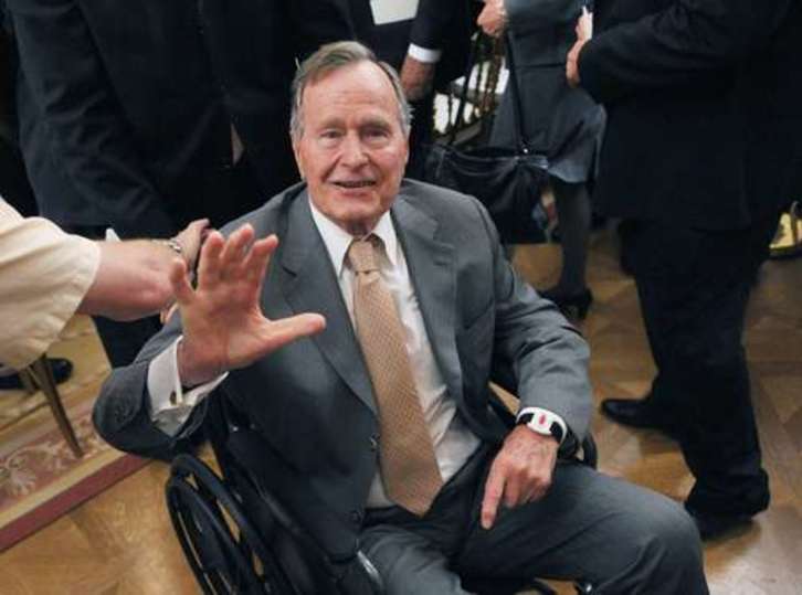 George H. W. Bush, en una imagen de mayo en Washington. (Mandel NGAN/AFP) 