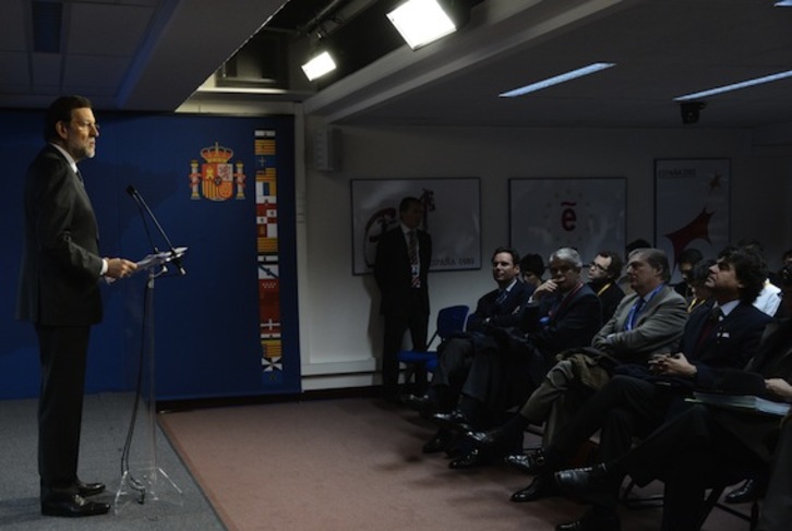 La prensa internacional contradice muy a menudo los mensajes enviados por el Gobierno español. (Thierry CHARLIER/AFP PHOTO)