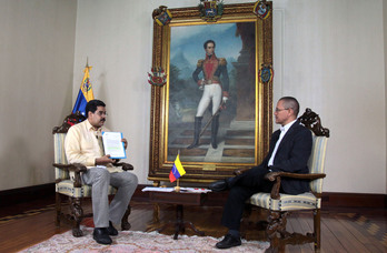 Maduro ha sido entrevistado en la televisión estatal. (AFP)