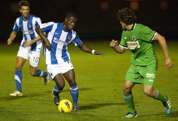 Jeffrey Sarpong, artxiboko irudi batean. (Juan Carlos RUIZ/ARGAZKI PRESS)